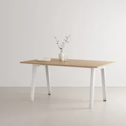TIPTOE New Modern table 160 x 95 cm, oak - cloudy white