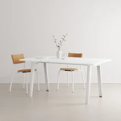 TIPTOE New Modern table 160 x 95 cm, recycled plastic - white