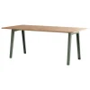 TIPTOE New Modern table 190 x 95 cm, oak - eucalyptus grey