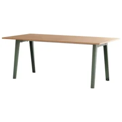 TIPTOE New Modern table 190 x 95 cm, oak - eucalyptus grey