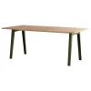 TIPTOE New Modern table 190 x 95 cm, oak - rosemary green