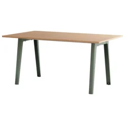 TIPTOE New Modern table 160 x 95 cm, oak - eucalyptus grey