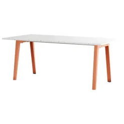 TIPTOE New Modern table 190 x 95 cm, recycled plastic - ash pink