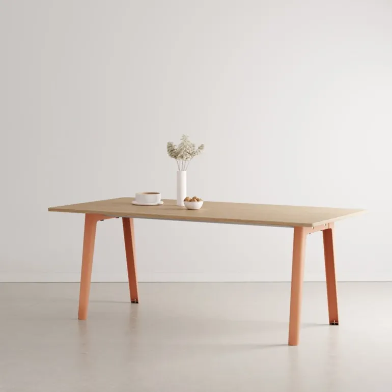 TIPTOE New Modern table 190 x 95 cm, oak - ash pink