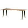 TIPTOE New Modern table 220 x 95 cm, oak - rosemary green
