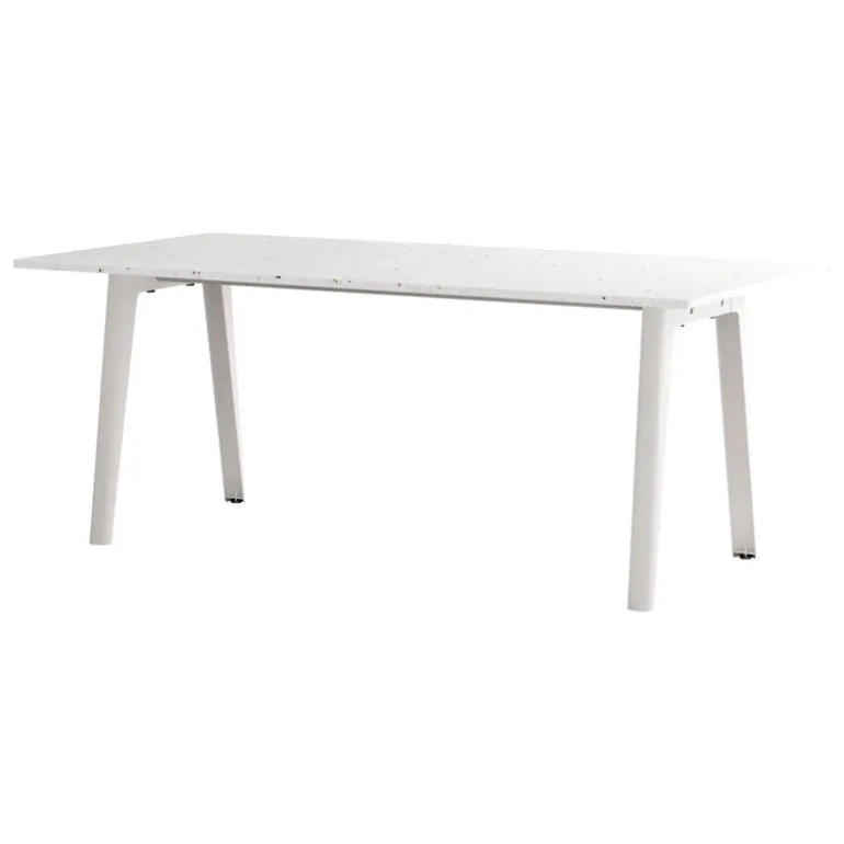 TIPTOE New Modern table 190 x 95 cm, recycled plastic - cloudy white
