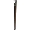 TIPTOE Table and desk leg 75 cm, 1 piece, dark steel