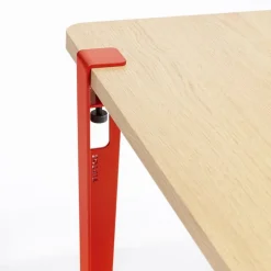 TIPTOE Table and desk leg 75 cm, 1 piece, terracotta red