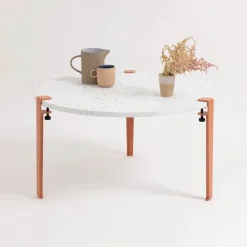 TIPTOE Venezia coffee table, ash pink