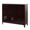 Tolix B3 locker storage, brown black