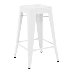 Tolix Bar stool H65, matte white
