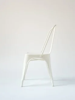 Tolix Chair A, glossy white