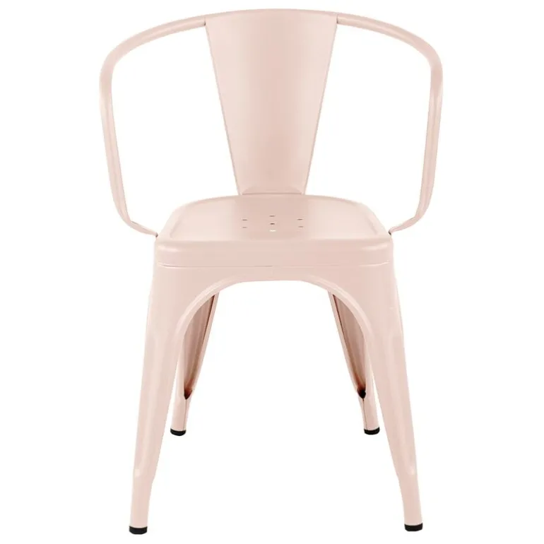Tolix Chair A56, powder rose, matt fine textured