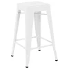 Tolix Stool H60, matt white