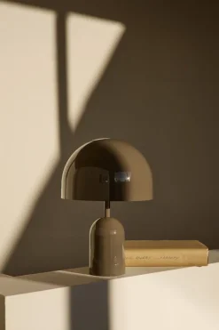 Tom Dixon Bell portable LED table lamp, taupe