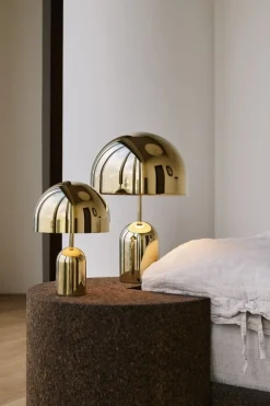 Tom Dixon Bell portable LED table lamp, gold