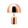 Tom Dixon Bell portable LED table lamp, copper
