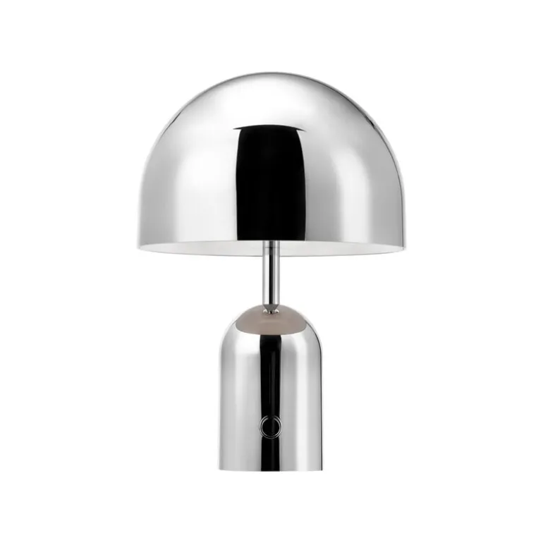 Tom Dixon Bell portable LED table lamp, silver