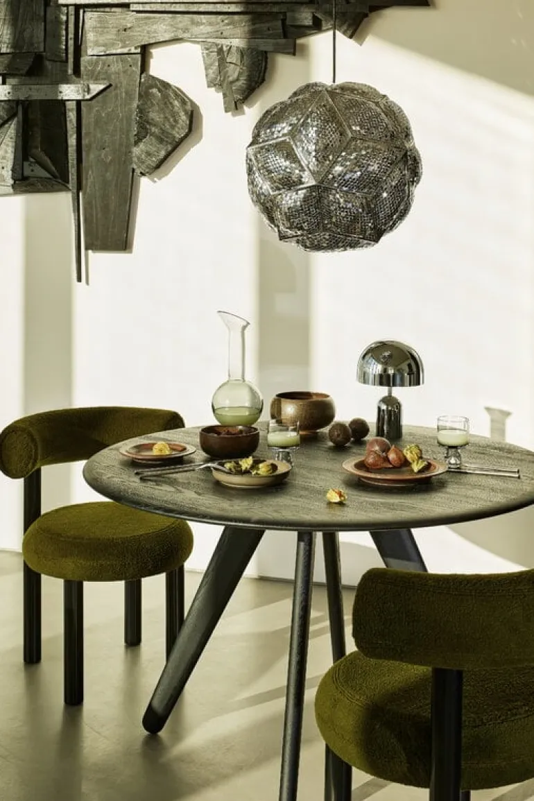 Tom Dixon Bell portable LED table lamp, silver