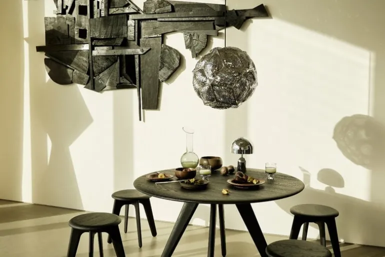 Tom Dixon Bell portable LED table lamp, silver