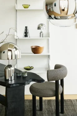 Tom Dixon Bell portable LED table lamp, silver