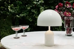 Tom Dixon Bell portable LED table lamp, white