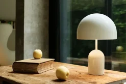 Tom Dixon Bell portable LED table lamp, white