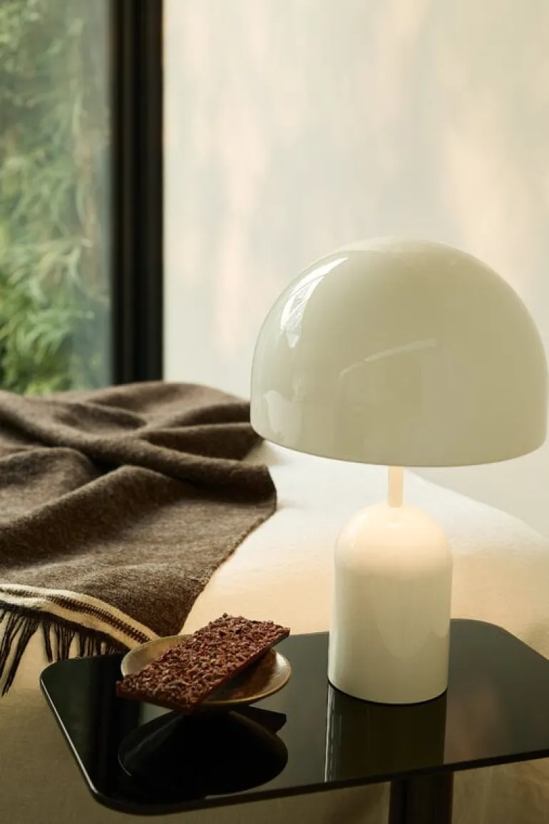 Tom Dixon Bell portable LED table lamp, white