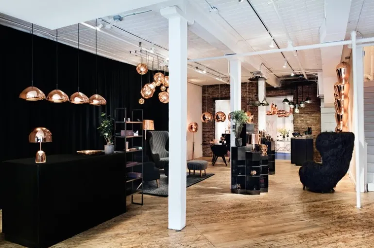 Tom Dixon Bell table lamp, LED, copper