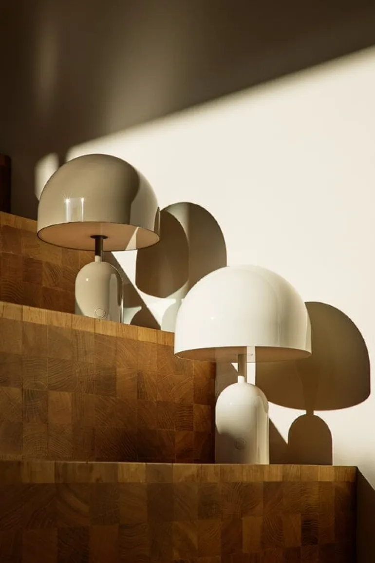 Tom Dixon Bell table lamp, LED, taupe