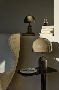 Tom Dixon Bell table lamp, LED, taupe