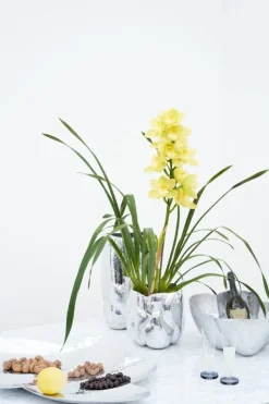 Tom Dixon Cloud vessel, tall, silver