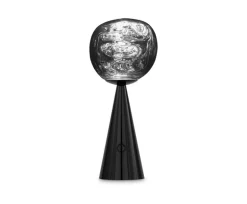 Tom Dixon Melt portable LED table lamp, black