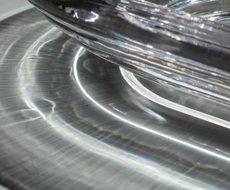 Tom Dixon Press bowl, large, clear