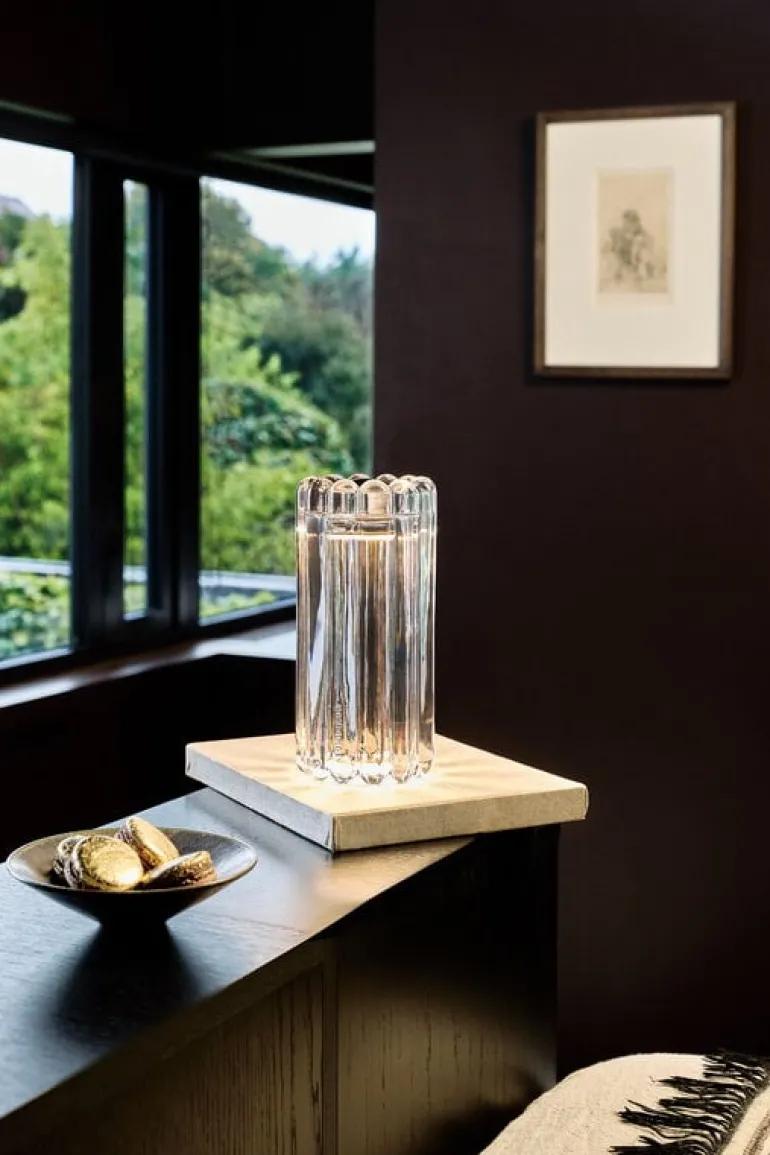 Tom Dixon Press Table LED lamp, clear