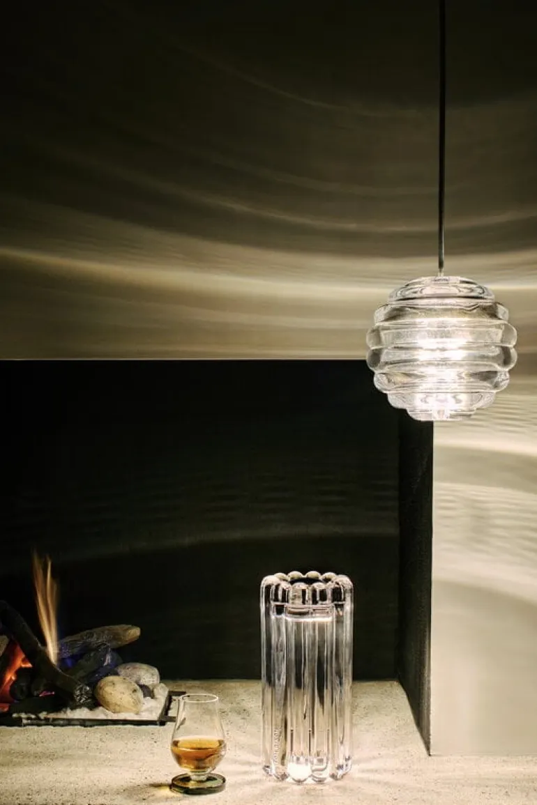 Tom Dixon Press Table LED lamp, clear