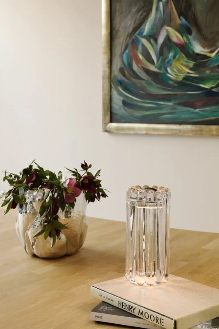 Tom Dixon Press Table LED lamp, clear