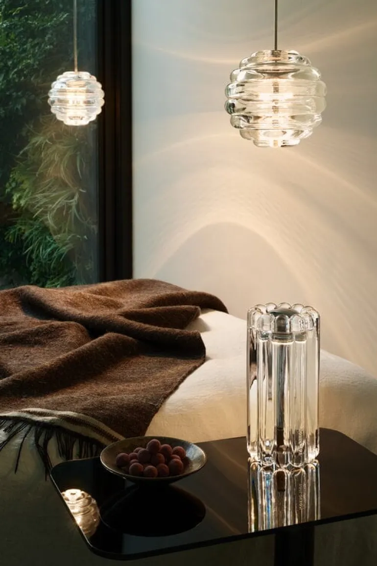 Tom Dixon Press Table LED lamp, clear