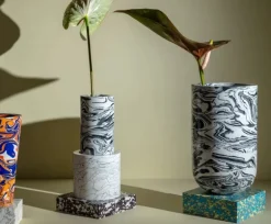 Tom Dixon Swirl vase, medium, multicolour