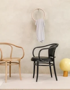 TON Armchair 30, natural beech