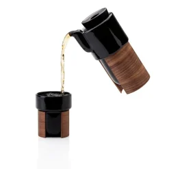 Tonfisk Design Warm cup 2,4 dl, set of 2, black - walnut