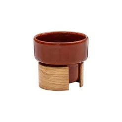 Tonfisk Design Warm espresso cup 0,8 dl, 2 pcs, brown - oak