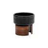 Tonfisk Design Warm espresso cup 0,8 dl, 2 pcs, black - walnut