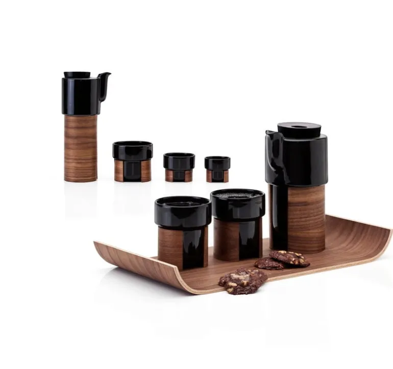 Tonfisk Design Warm latte cup 4 dl, black - walnut