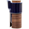 Tonfisk Design Warm teapot 6 dl, blue - walnut, cork lid