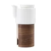 Tonfisk Design Warm teapot 6 dl, white - walnut, ceramic lid