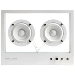 Transparent Small Transparent Speaker, white