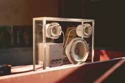 Transparent Small Transparent Speaker, white