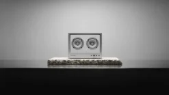 Transparent Small Transparent Speaker, metal