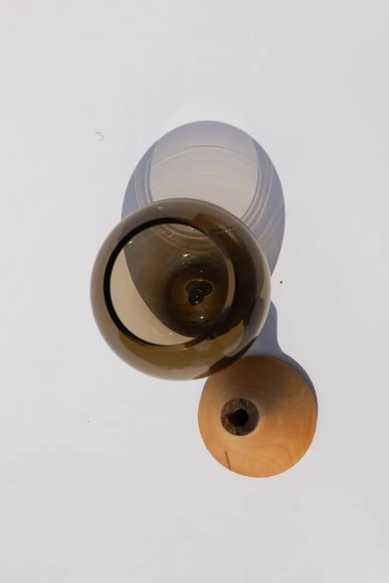 Utopia & Utility Apple stacking vessel, 16 x 12 cm, smoke